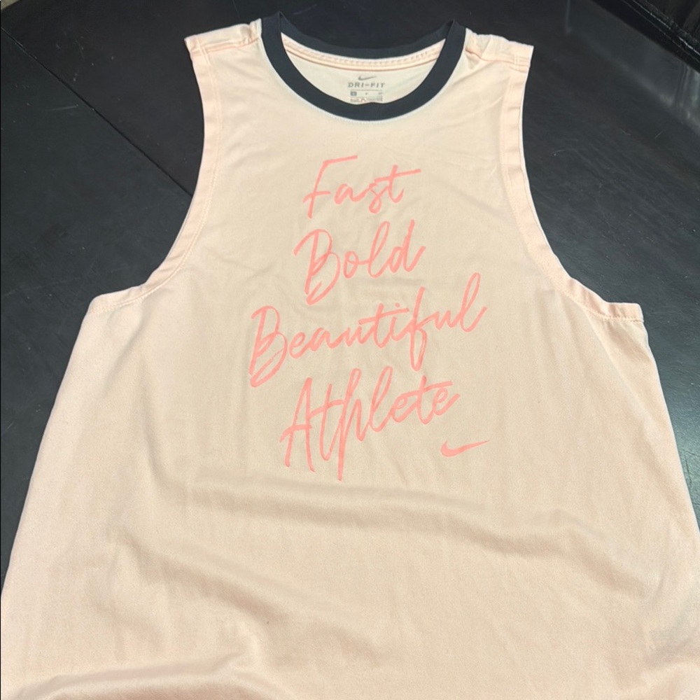 Nike Women's Pink Athletic Tank Top